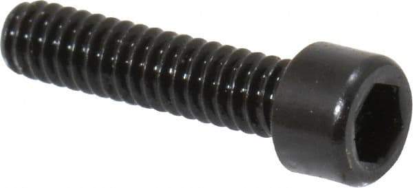 Holo-Krome - #2-56 UNC Hex Socket Drive, Socket Cap Screw - Alloy Steel, Black Oxide Finish, Fully Threaded, 3/8" Length Under Head - Industrial Tool & Supply