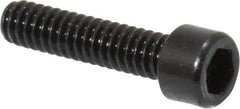 Holo-Krome - #2-56 UNC Hex Socket Drive, Socket Cap Screw - Alloy Steel, Black Oxide Finish, Fully Threaded, 3/8" Length Under Head - Industrial Tool & Supply