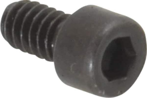 Holo-Krome - #3-48 UNC Hex Socket Drive, Socket Cap Screw - Alloy Steel, Black Oxide Finish, Fully Threaded, 3/16" Length Under Head - Industrial Tool & Supply