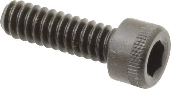 Holo-Krome - #3-48 UNC Hex Socket Drive, Socket Cap Screw - Alloy Steel, Black Oxide Finish, Fully Threaded, 3/8" Length Under Head - Industrial Tool & Supply