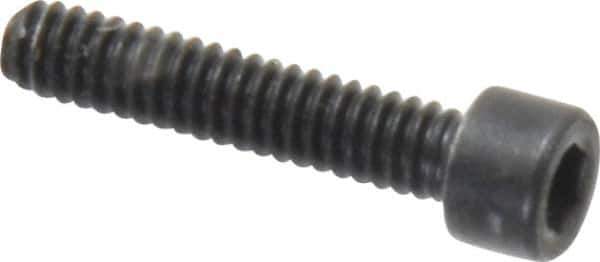 Holo-Krome - #3-48 UNC Hex Socket Drive, Socket Cap Screw - Alloy Steel, Black Oxide Finish, Fully Threaded, 1/2" Length Under Head - Industrial Tool & Supply