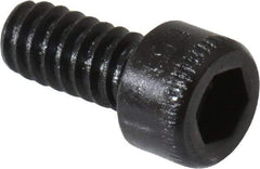 Holo-Krome - #4-40 UNC Hex Socket Drive, Socket Cap Screw - Alloy Steel, Black Oxide Finish, Fully Threaded, 1/4" Length Under Head - Industrial Tool & Supply