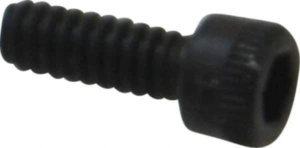 Holo-Krome - #4-40 UNC Hex Socket Drive, Socket Cap Screw - Alloy Steel, Black Oxide Finish, Fully Threaded, 5/16" Length Under Head - Industrial Tool & Supply