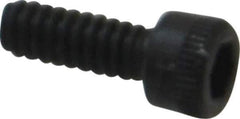 Holo-Krome - #4-40 UNC Hex Socket Drive, Socket Cap Screw - Alloy Steel, Black Oxide Finish, Fully Threaded, 5/16" Length Under Head - Industrial Tool & Supply