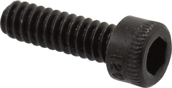 Holo-Krome - #4-40 UNC Hex Socket Drive, Socket Cap Screw - Alloy Steel, Black Oxide Finish, Fully Threaded, 3/8" Length Under Head - Industrial Tool & Supply