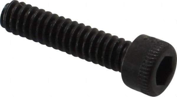 Holo-Krome - #4-40 UNC Hex Socket Drive, Socket Cap Screw - Alloy Steel, Black Oxide Finish, Fully Threaded, 1/2" Length Under Head - Industrial Tool & Supply