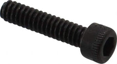 Holo-Krome - #4-40 UNC Hex Socket Drive, Socket Cap Screw - Alloy Steel, Black Oxide Finish, Fully Threaded, 1/2" Length Under Head - Industrial Tool & Supply