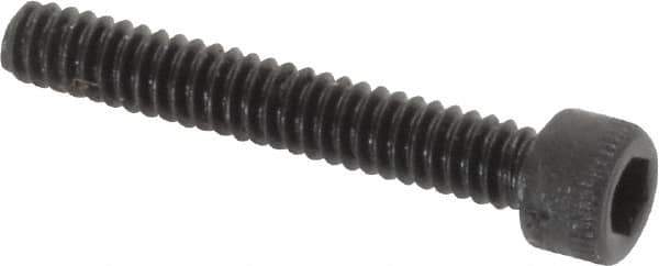 Holo-Krome - #4-40 UNC Hex Socket Drive, Socket Cap Screw - Alloy Steel, Black Oxide Finish, Fully Threaded, 3/4" Length Under Head - Industrial Tool & Supply