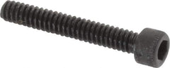 Holo-Krome - #4-40 UNC Hex Socket Drive, Socket Cap Screw - Alloy Steel, Black Oxide Finish, Fully Threaded, 3/4" Length Under Head - Industrial Tool & Supply