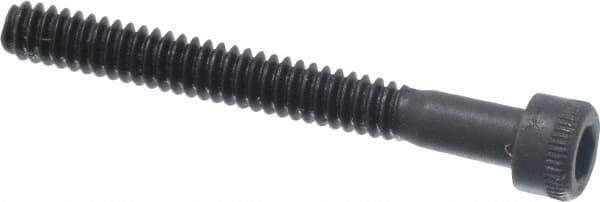 Holo-Krome - #4-40 UNC Hex Socket Drive, Socket Cap Screw - Alloy Steel, Black Oxide Finish, Partially Threaded, 1" Length Under Head - Industrial Tool & Supply