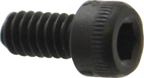 Holo-Krome - #5-40 UNC Hex Socket Drive, Socket Cap Screw - Alloy Steel, Black Oxide Finish, Fully Threaded, 1/4" Length Under Head - Industrial Tool & Supply