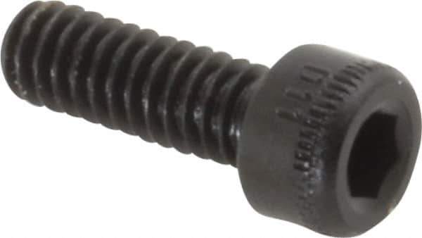 Holo-Krome - #5-40 UNC Hex Socket Drive, Socket Cap Screw - Alloy Steel, Black Oxide Finish, Fully Threaded, 3/8" Length Under Head - Industrial Tool & Supply
