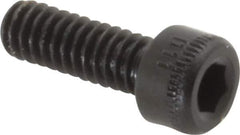 Holo-Krome - #5-40 UNC Hex Socket Drive, Socket Cap Screw - Alloy Steel, Black Oxide Finish, Fully Threaded, 3/8" Length Under Head - Industrial Tool & Supply