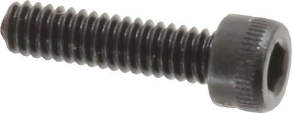 Holo-Krome - #5-40 UNC Hex Socket Drive, Socket Cap Screw - Alloy Steel, Black Oxide Finish, Fully Threaded, 1/2" Length Under Head - Industrial Tool & Supply