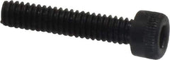 Holo-Krome - #5-40 UNC Hex Socket Drive, Socket Cap Screw - Alloy Steel, Black Oxide Finish, Fully Threaded, 5/8" Length Under Head - Industrial Tool & Supply