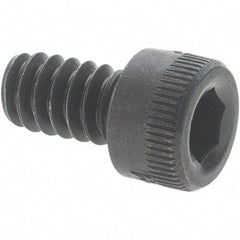 Holo-Krome - #6-32 UNC Hex Socket Drive, Socket Cap Screw - Alloy Steel, Black Oxide Finish, Fully Threaded, 1/4" Length Under Head - Industrial Tool & Supply
