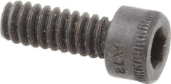 Holo-Krome - #6-32 UNC Hex Socket Drive, Socket Cap Screw - Alloy Steel, Black Oxide Finish, Fully Threaded, 3/8" Length Under Head - Industrial Tool & Supply