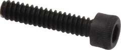 Holo-Krome - #6-32 UNC Hex Socket Drive, Socket Cap Screw - Alloy Steel, Black Oxide Finish, Fully Threaded, 5/8" Length Under Head - Industrial Tool & Supply
