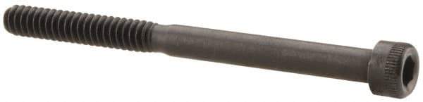 Holo-Krome - #6-32 UNC Hex Socket Drive, Socket Cap Screw - Alloy Steel, Black Oxide Finish, Partially Threaded, 1-3/4" Length Under Head - Industrial Tool & Supply