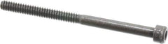 Holo-Krome - #6-32 UNC Hex Socket Drive, Socket Cap Screw - Alloy Steel, Black Oxide Finish, Partially Threaded, 2" Length Under Head - Industrial Tool & Supply
