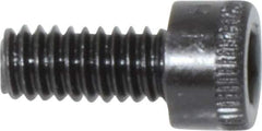Holo-Krome - #8-32 UNC Hex Socket Drive, Socket Cap Screw - Alloy Steel, Black Oxide Finish, Fully Threaded, 3/8" Length Under Head - Industrial Tool & Supply