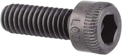 Holo-Krome - #8-32 UNC Hex Socket Drive, Socket Cap Screw - Alloy Steel, Black Oxide Finish, Fully Threaded, 1/2" Length Under Head - Industrial Tool & Supply
