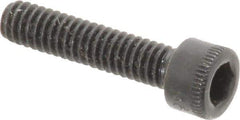 Holo-Krome - #8-32 UNC Hex Socket Drive, Socket Cap Screw - Alloy Steel, Black Oxide Finish, Fully Threaded, 3/4" Length Under Head - Industrial Tool & Supply