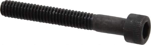 Holo-Krome - #8-32 UNC Hex Socket Drive, Socket Cap Screw - Alloy Steel, Black Oxide Finish, Partially Threaded, 1-1/4" Length Under Head - Industrial Tool & Supply