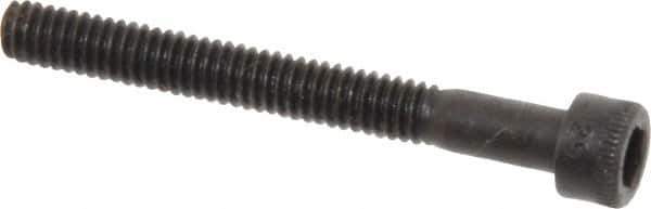 Holo-Krome - #8-32 UNC Hex Socket Drive, Socket Cap Screw - Alloy Steel, Black Oxide Finish, Partially Threaded, 1-1/2" Length Under Head - Industrial Tool & Supply