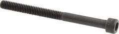 Holo-Krome - #8-32 UNC Hex Socket Drive, Socket Cap Screw - Alloy Steel, Black Oxide Finish, Partially Threaded, 2" Length Under Head - Industrial Tool & Supply