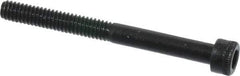 Holo-Krome - #8-32 UNC Hex Socket Drive, Socket Cap Screw - Alloy Steel, Black Oxide Finish, Partially Threaded, 1-3/4" Length Under Head - Industrial Tool & Supply