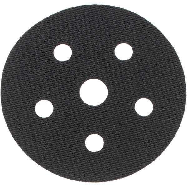 Dynabrade - 5" Diam, Round, Hook & Loop Face, Conversion Backing Pad - Random Orbital Sander Compatible, Adhesive/PSA Back, Vacuum Pad - Industrial Tool & Supply