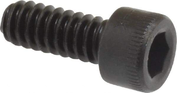 Holo-Krome - #10-24 UNC Hex Socket Drive, Socket Cap Screw - Alloy Steel, Black Oxide Finish, Fully Threaded, 1/2" Length Under Head - Industrial Tool & Supply