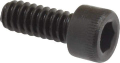 Holo-Krome - #10-24 UNC Hex Socket Drive, Socket Cap Screw - Alloy Steel, Black Oxide Finish, Fully Threaded, 1/2" Length Under Head - Industrial Tool & Supply