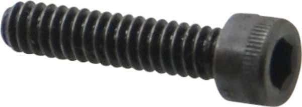 Holo-Krome - #10-24 UNC Hex Socket Drive, Socket Cap Screw - Alloy Steel, Black Oxide Finish, Fully Threaded, 7/8" Length Under Head - Industrial Tool & Supply