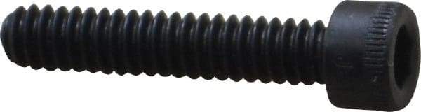 Holo-Krome - #10-24 UNC Hex Socket Drive, Socket Cap Screw - Alloy Steel, Black Oxide Finish, Fully Threaded, 1" Length Under Head - Industrial Tool & Supply
