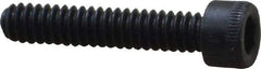 Holo-Krome - #10-24 UNC Hex Socket Drive, Socket Cap Screw - Alloy Steel, Black Oxide Finish, Fully Threaded, 1" Length Under Head - Industrial Tool & Supply