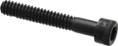 Holo-Krome - #10-24 UNC Hex Socket Drive, Socket Cap Screw - Alloy Steel, Black Oxide Finish, Partially Threaded, 1-1/4" Length Under Head - Industrial Tool & Supply