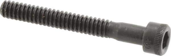 Holo-Krome - #10-24 UNC Hex Socket Drive, Socket Cap Screw - Alloy Steel, Black Oxide Finish, Partially Threaded, 1-1/2" Length Under Head - Industrial Tool & Supply