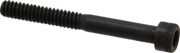 Holo-Krome - #10-24 UNC Hex Socket Drive, Socket Cap Screw - Alloy Steel, Black Oxide Finish, Partially Threaded, 1-3/4" Length Under Head - Industrial Tool & Supply