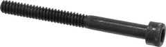 Holo-Krome - #10-24 UNC Hex Socket Drive, Socket Cap Screw - Alloy Steel, Black Oxide Finish, Partially Threaded, 2" Length Under Head - Industrial Tool & Supply