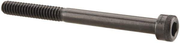 Holo-Krome - #10-24 UNC Hex Socket Drive, Socket Cap Screw - Alloy Steel, Black Oxide Finish, Partially Threaded, 2-1/4" Length Under Head - Industrial Tool & Supply