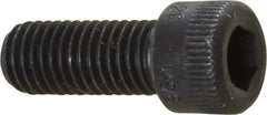 Holo-Krome - 1/4-28 UNF Hex Socket Drive, Socket Cap Screw - Alloy Steel, Black Oxide Finish, Fully Threaded, 5/8" Length Under Head - Industrial Tool & Supply