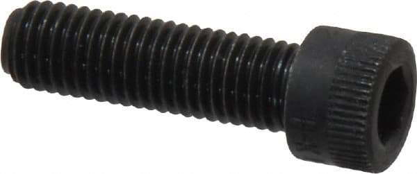 Holo-Krome - 1/4-28 UNF Hex Socket Drive, Socket Cap Screw - Alloy Steel, Black Oxide Finish, Fully Threaded, 7/8" Length Under Head - Industrial Tool & Supply