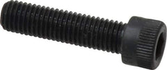 Holo-Krome - 1/4-28 UNF Hex Socket Drive, Socket Cap Screw - Alloy Steel, Black Oxide Finish, Fully Threaded, 1" Length Under Head - Industrial Tool & Supply