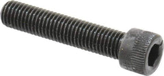 Holo-Krome - 1/4-28 UNF Hex Socket Drive, Socket Cap Screw - Alloy Steel, Black Oxide Finish, Fully Threaded, 1-1/4" Length Under Head - Industrial Tool & Supply