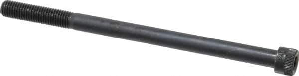 Holo-Krome - 1/4-28 UNF Hex Socket Drive, Socket Cap Screw - Alloy Steel, Black Oxide Finish, Partially Threaded, 4" Length Under Head - Industrial Tool & Supply