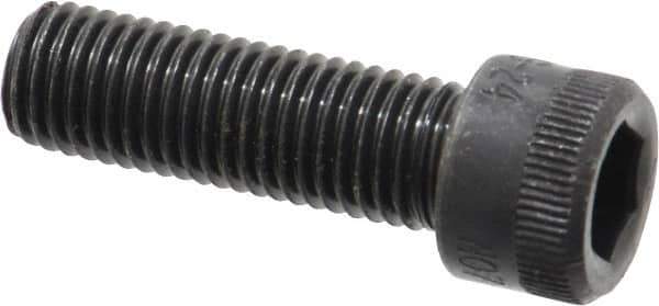 Holo-Krome - 5/16-24 UNF Hex Socket Drive, Socket Cap Screw - Alloy Steel, Black Oxide Finish, Fully Threaded, 1" Length Under Head - Industrial Tool & Supply