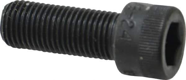 Holo-Krome - 3/8-24 UNF Hex Socket Drive, Socket Cap Screw - Alloy Steel, Black Oxide Finish, Fully Threaded, 1" Length Under Head - Industrial Tool & Supply