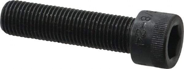 Holo-Krome - 3/8-24 UNF Hex Socket Drive, Socket Cap Screw - Alloy Steel, Black Oxide Finish, Fully Threaded, 1-1/2" Length Under Head - Industrial Tool & Supply